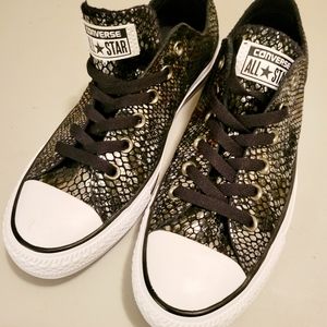 Converse Cool Metallic Snake print
